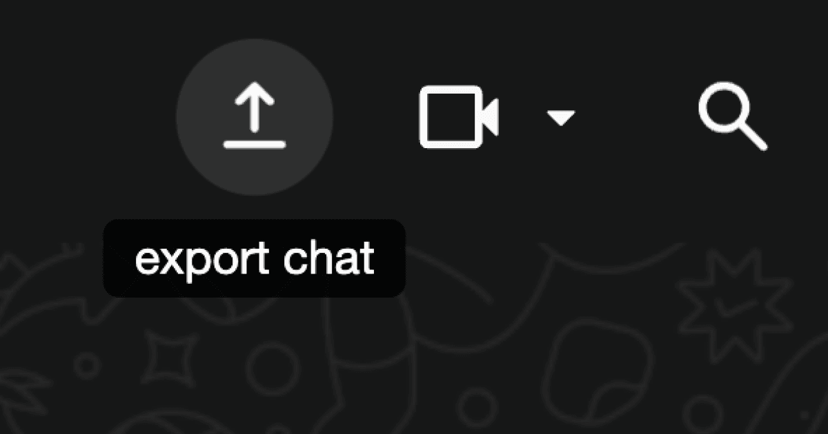 Export WhatsApp Chat