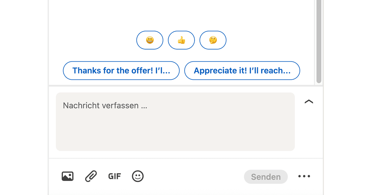 LinkedIn Smart Reply